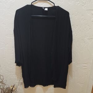 H&M Long Black Cardigan